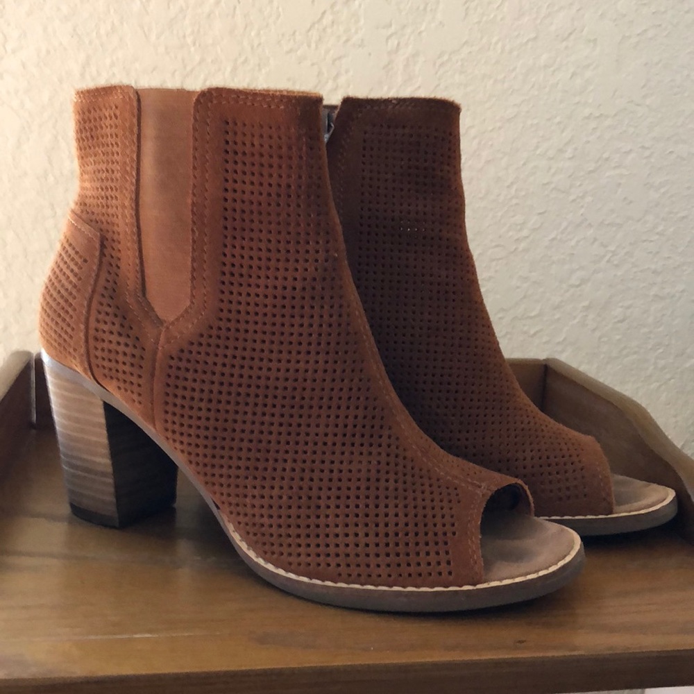 TOMS Majorca Peep Toe Booties